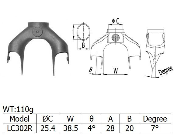 LC302R_Fork Crown